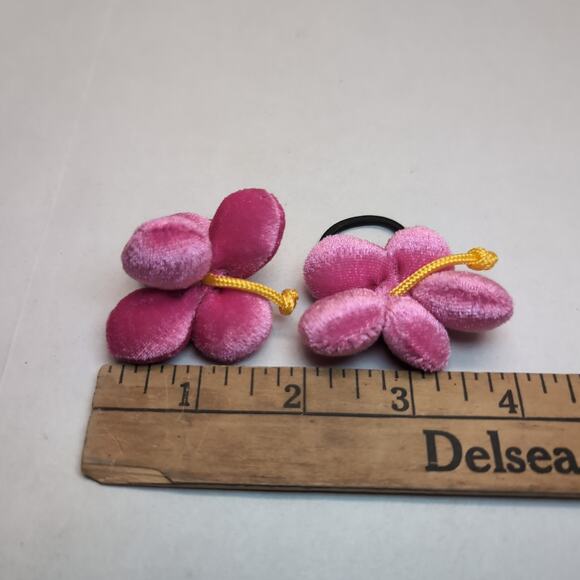 Build-A-Bear Hair Accessories Flower Ear Bows Pink - Picture 3 of 3